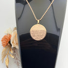 Ayatul kursi halsketting 35mm diameter